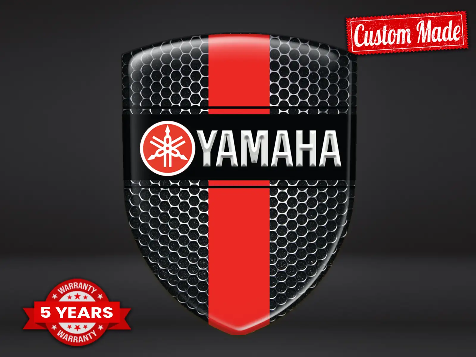 Yamaha Selbstklebetikett Pro Max Langlebig Stilvoll Design